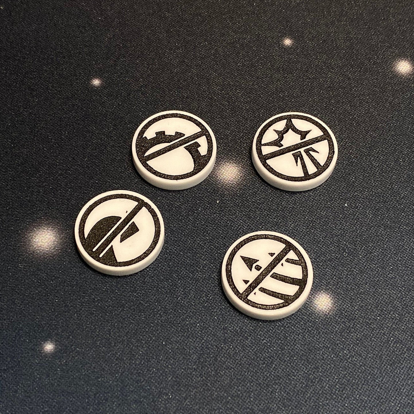 Raid Command Tokens - Set of 4