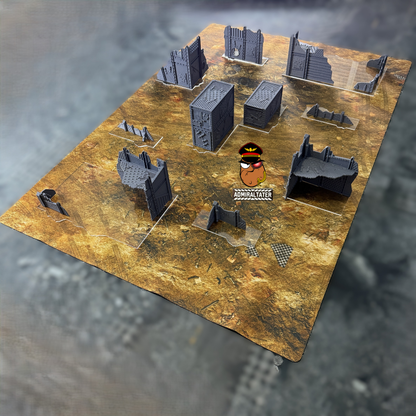 11th Edition Official layout compatible Folding Terrain Set - Multiple Themes available