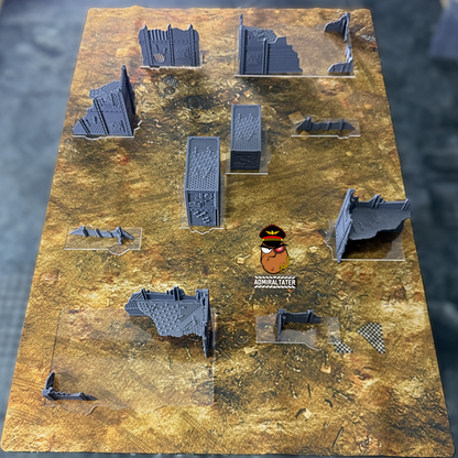 11th Edition Acrylic Footprints in Clear or Frosted Acrylic