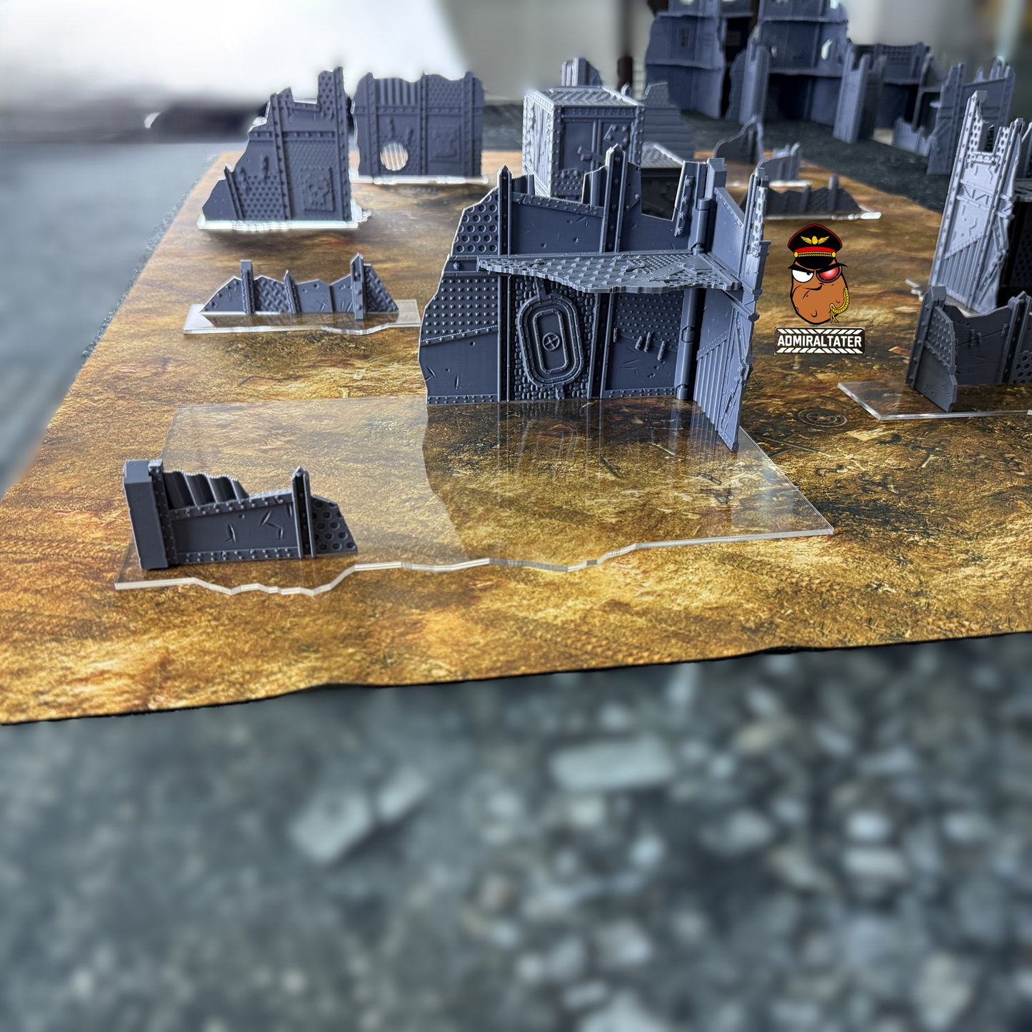 11th Edition Acrylic Footprints in Clear or Frosted Acrylic