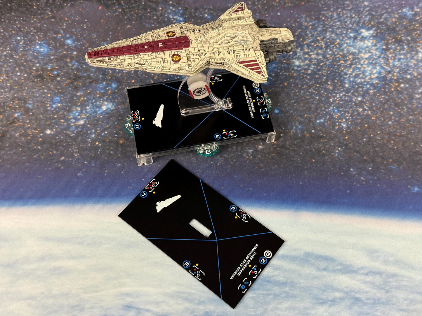 Original Acrylic Armada Ship Tokens