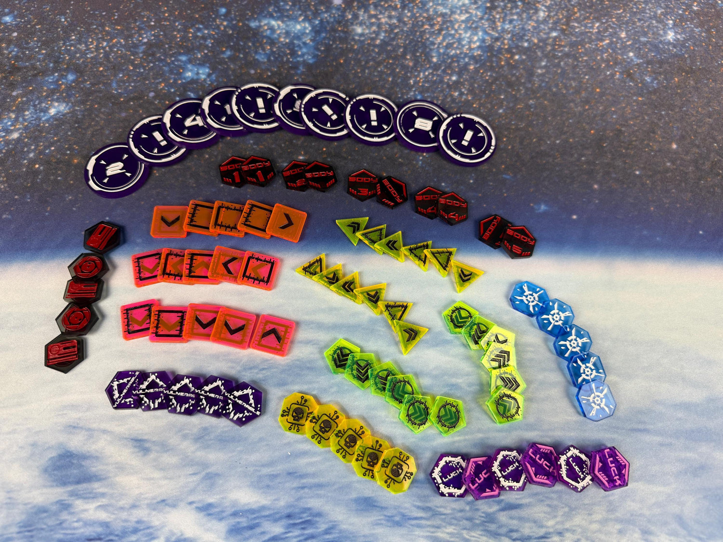 Complete Set of 85 Cyberpunk Tokens