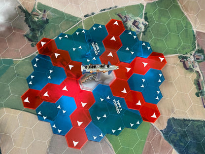 Torpedo Firing Arc Acrylic Hex Set