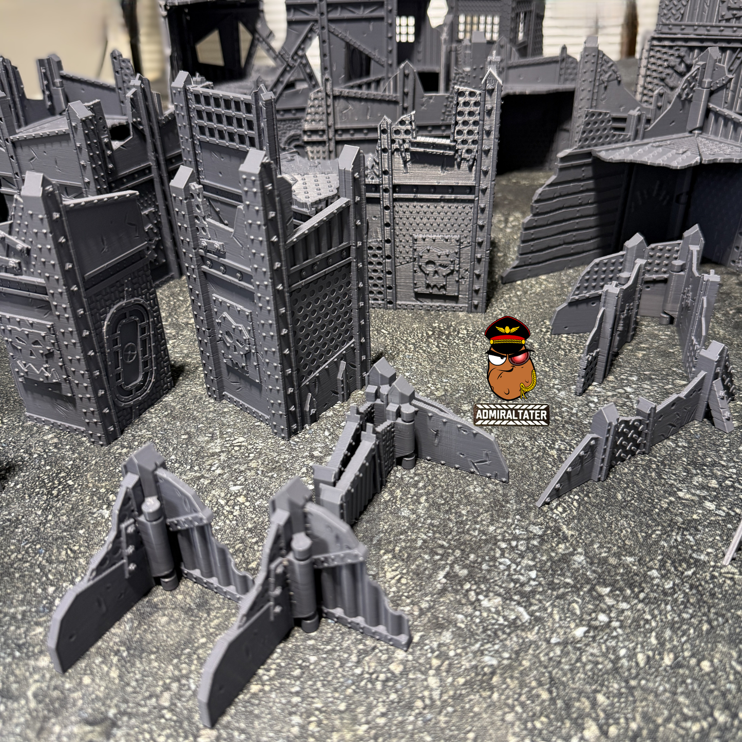 11th Edition Official layout compatible Folding Terrain Set - Multiple Themes available