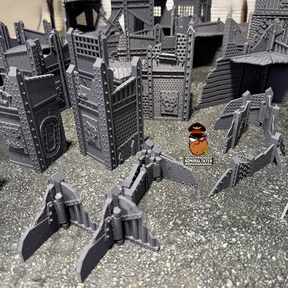 11th Edition Official layout compatible Folding Terrain Set - Multiple Themes available