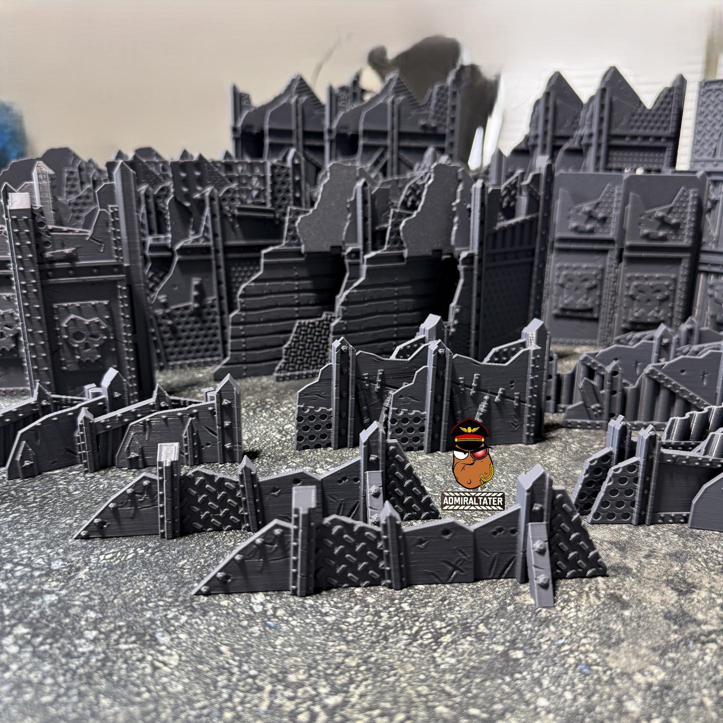 11th Edition Official layout compatible Folding Terrain Set - Multiple Themes available