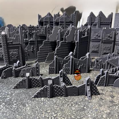 11th Edition Official layout compatible Folding Terrain Set - Multiple Themes available