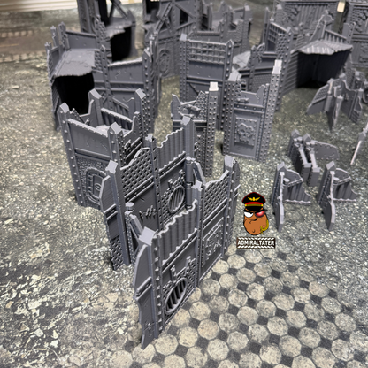 11th Edition Official layout compatible Folding Terrain Set - Multiple Themes available