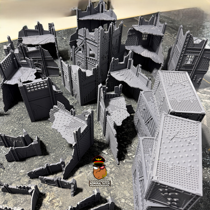 11th Edition Official layout compatible Folding Terrain Set - Multiple Themes available