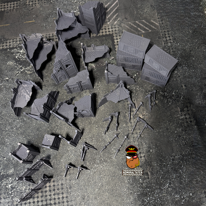 11th Edition Official layout compatible Folding Terrain Set - Multiple Themes available