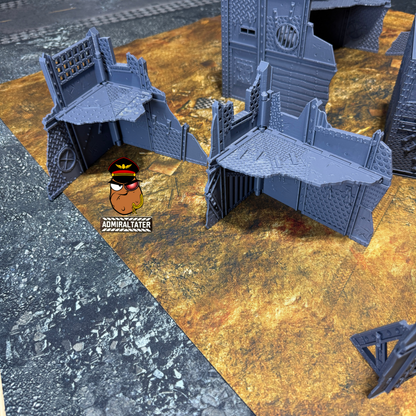 11th Edition Official layout compatible Folding Terrain Set - Multiple Themes available