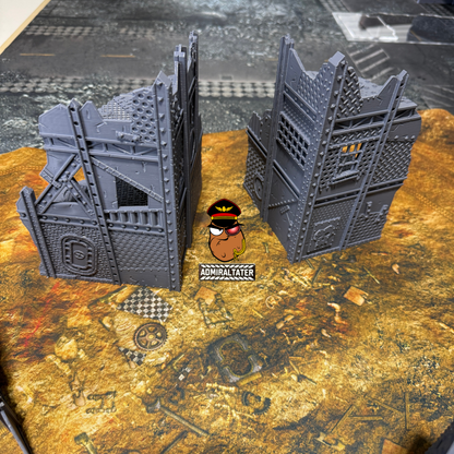 11th Edition Official layout compatible Folding Terrain Set - Multiple Themes available