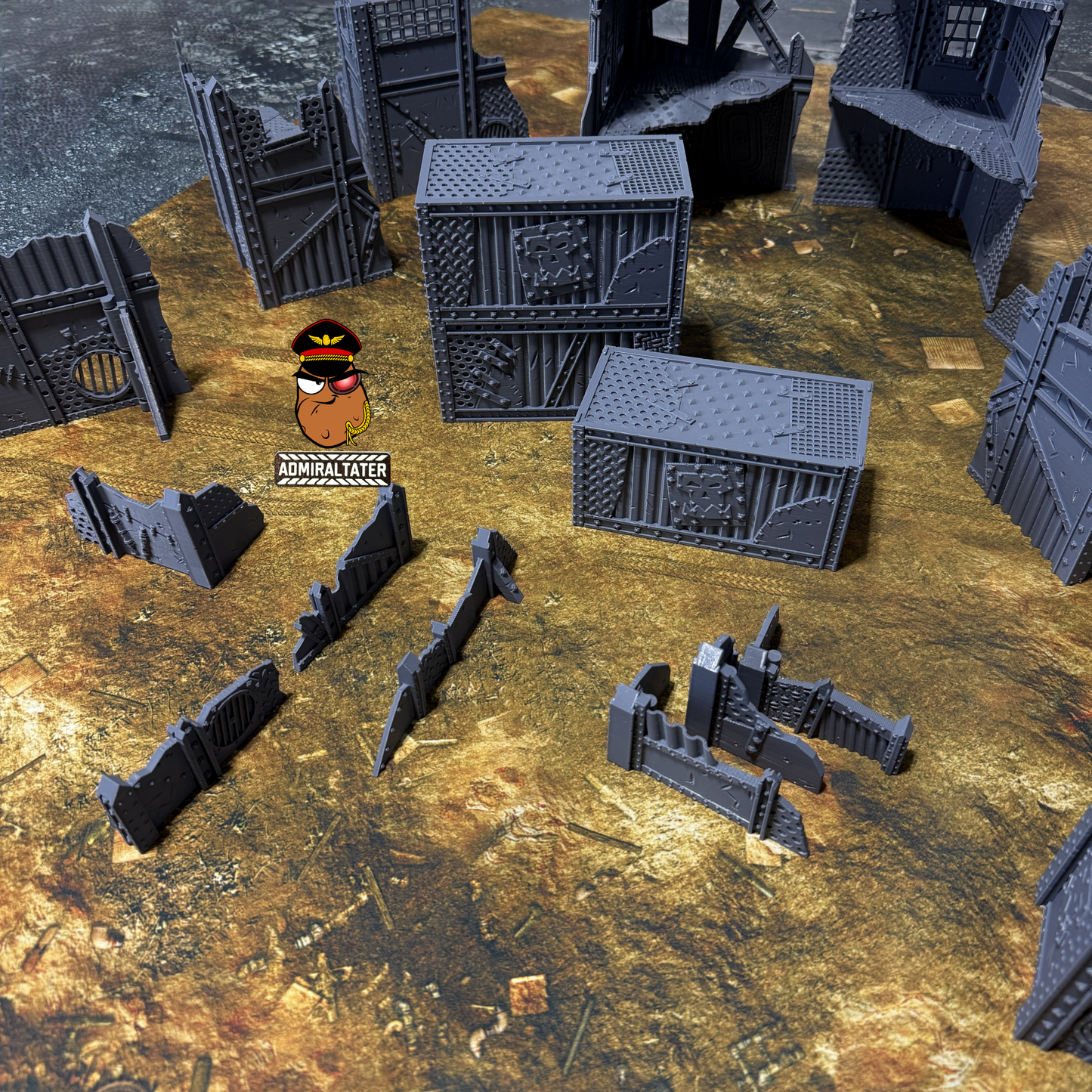 11th Edition Official layout compatible Folding Terrain Set - Multiple Themes available