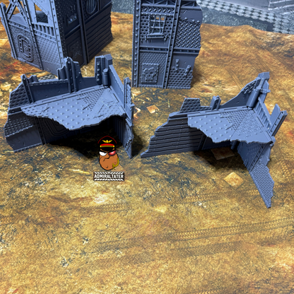 11th Edition Official layout compatible Folding Terrain Set - Multiple Themes available
