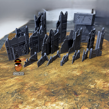 11th Edition Official layout compatible Folding Terrain Set - Multiple Themes available