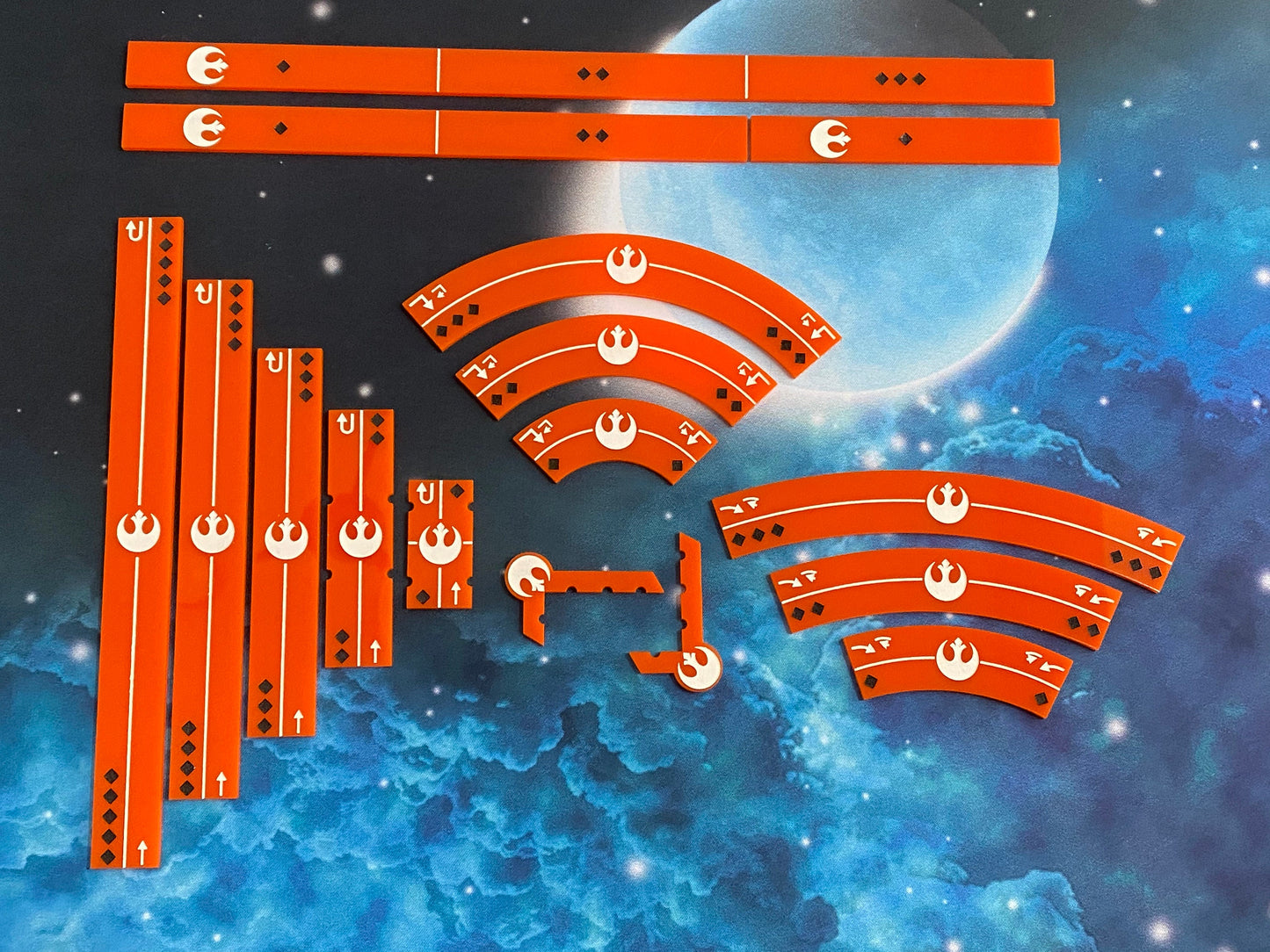 Second Edition Compatible - Range Ruler and Maneuver Templates