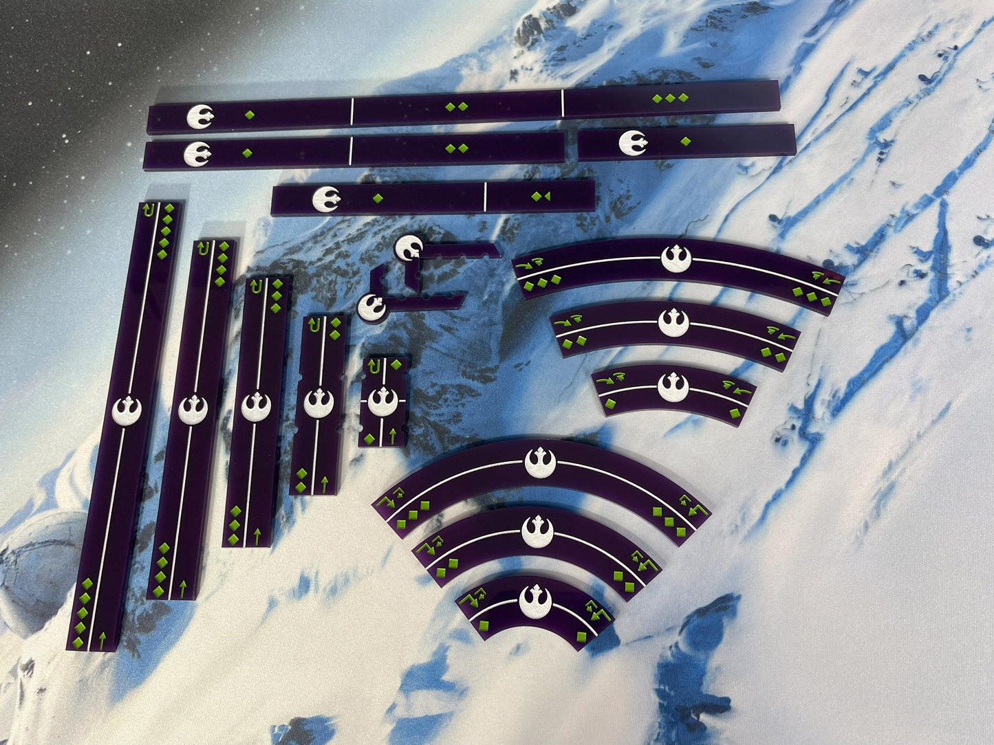 Second Edition Compatible - Range Ruler and Maneuver Templates
