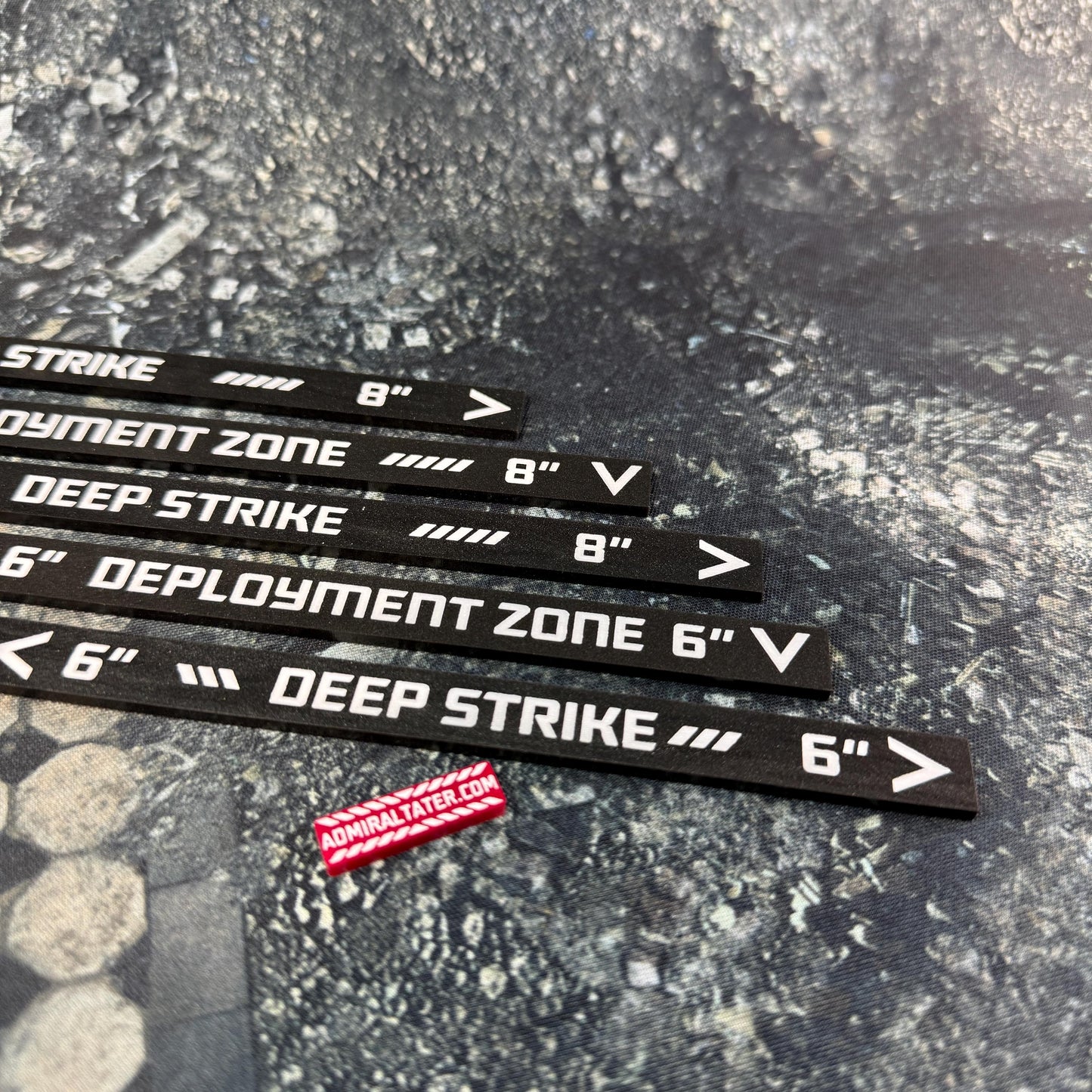 11th Edition Deployment and Deep Strike Ruler for 40k double-sided