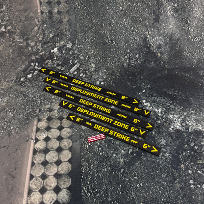 11th Edition Deployment and Deep Strike Ruler for 40k double-sided