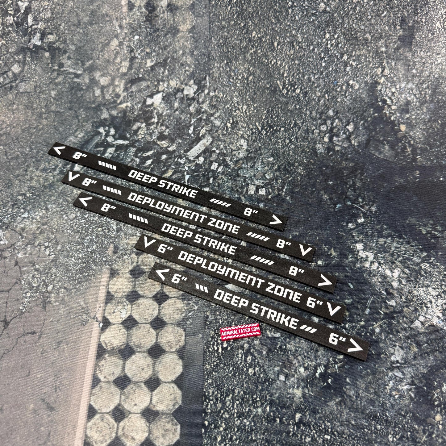 11th Edition Deployment and Deep Strike Ruler for 40k double-sided