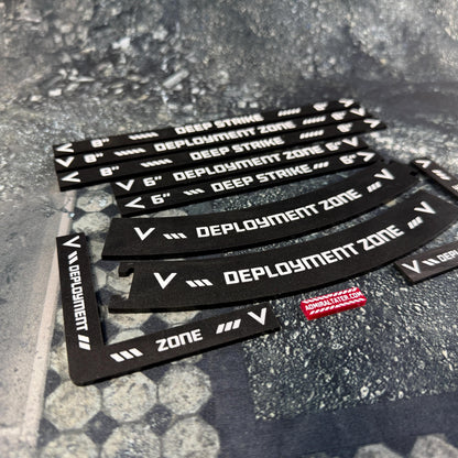 11th Edition: Deployment Zone Markers & Deep Strike Set for 40k double-sided