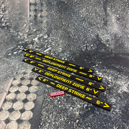11th Edition Deployment and Deep Strike Ruler for 40k double-sided