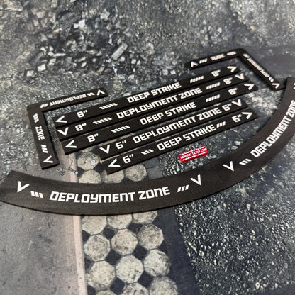 11th Edition: Deployment Zone Markers & Deep Strike Set for 40k double-sided
