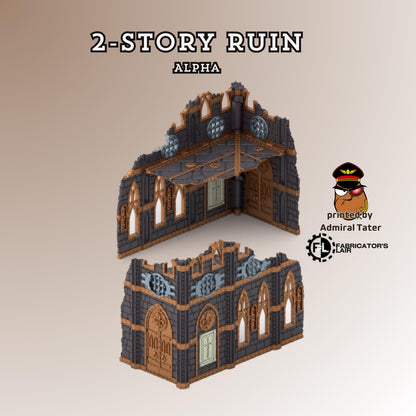 11th Edition Holy Battle Nun Terrain Set - Folding Sci-Fi Wargame Scenery - High Durability PLA+ 2.0 Tabletop Ruins