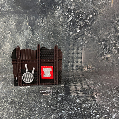 11th Edition Greenskin Scrap Ruins Terrain Set - Folding Sci-Fi Wargame Scenery - High Durability PLA+ 2.0 Tabletop Ruins