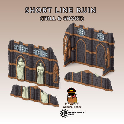 11th Edition Holy Battle Nun Terrain Set - Folding Sci-Fi Wargame Scenery - High Durability PLA+ 2.0 Tabletop Ruins