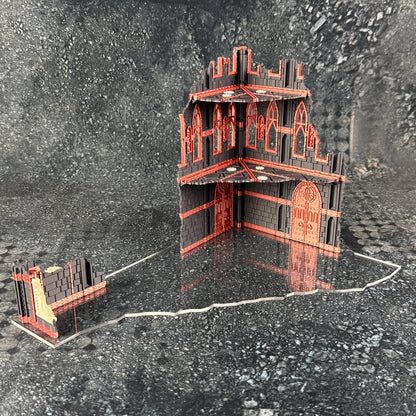 11th Edition Holy Battle Nun Terrain Set - Folding Sci-Fi Wargame Scenery - High Durability PLA+ 2.0 Tabletop Ruins