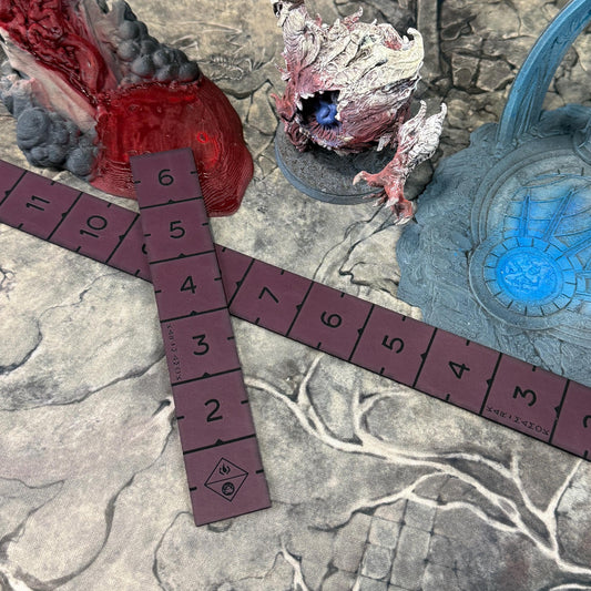 Officially Licensed Malediction Rulers | Kar-Mamok Liena Flex Ruler