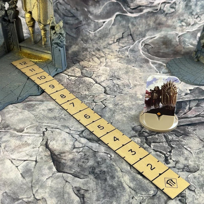 Officially Licensed Malediction Rulers | Order of the Shattered Throne Flex Ruler