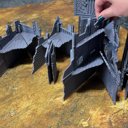11th Edition Official layout compatible Folding Terrain Set - Multiple Themes available
