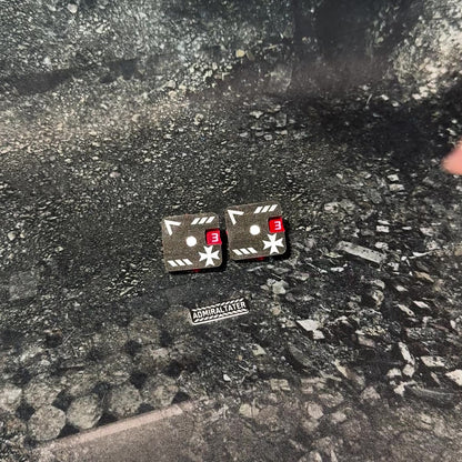 Dice Slot Trays or Wound Trackers for the Warchest by Admiral Tater