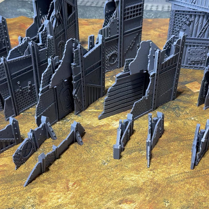 11th Edition Official layout compatible Folding Terrain Set - Multiple Themes available
