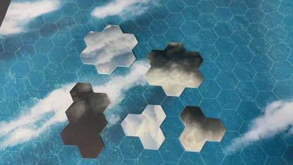 Premium thin Printed double-sided Acrylic Cloud Set
