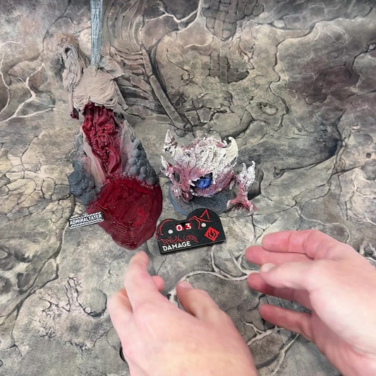 Officially Licensed Malediction Damage Counter | Faction-specific Damage Counter 0-49