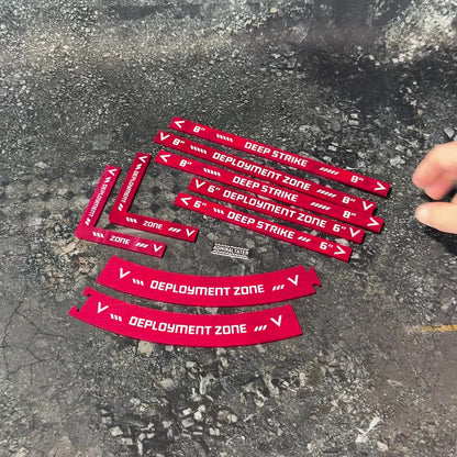 11th Edition: Deployment Zone Markers & Deep Strike Set for 40k double-sided