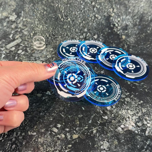 POI (Point of Interest Objective) Tokens - set of 8 Compatible with Star Wars Legion