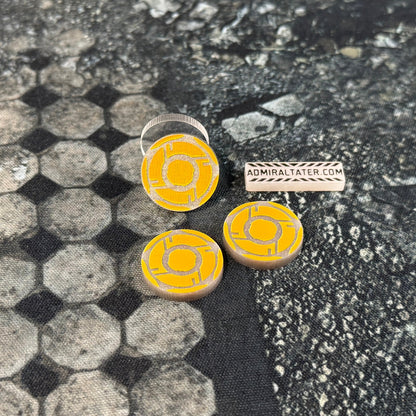 Wheel Tokens - set of 3