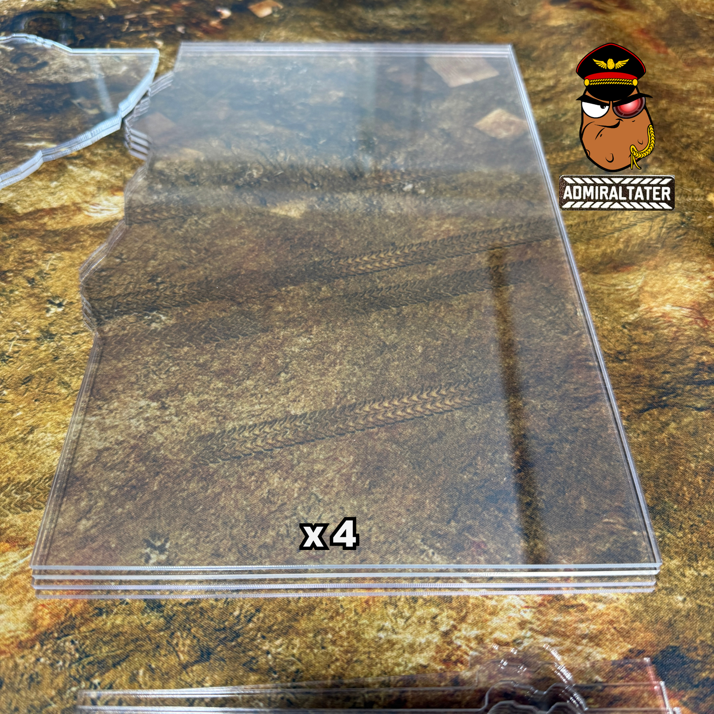 11th Edition Acrylic Footprints in Clear or Frosted Acrylic