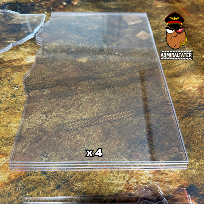 11th Edition Acrylic Footprints in Clear or Frosted Acrylic